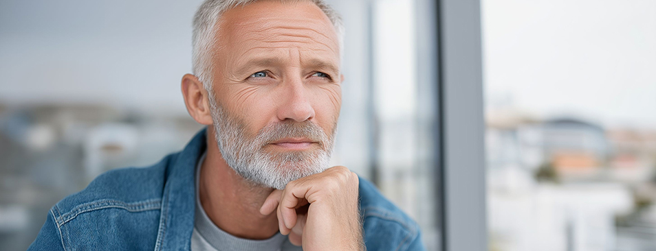 Senior leader aware of his leadership blind spots