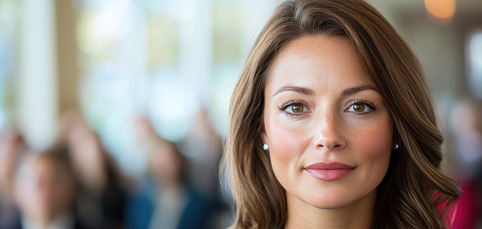 An organizational leader ready for career growth